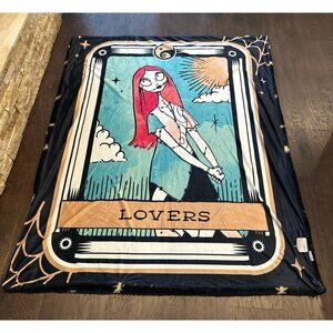 The Nightmare Before‎ Christmas Tarot Card Throw Blanket